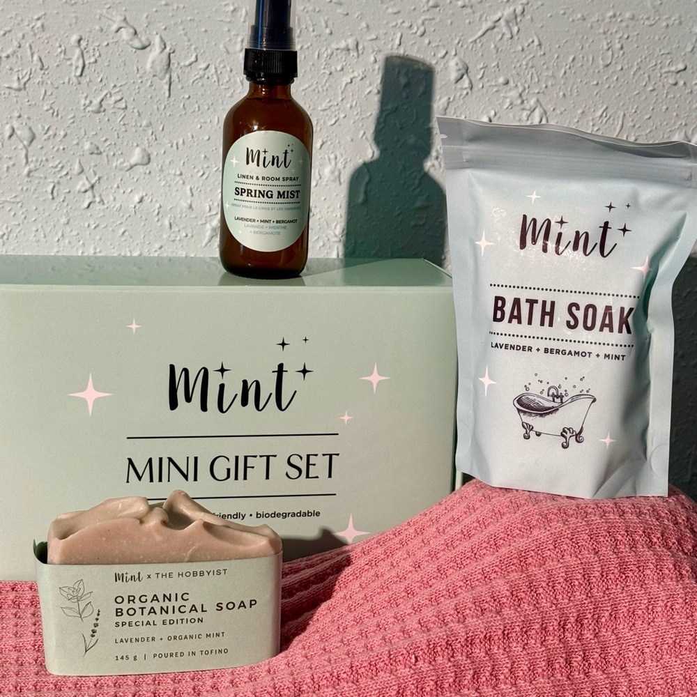 Mint Bath Soak & Soap Set